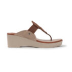 Kolhapuri Design Slip-on Slippers Girls - Brown-1237
