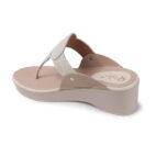 Kolhapuri Design Slip-on Slippers Girls - White-1232