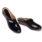 Formal Half Shoes & Party Wedge Sandals - Black-27