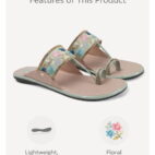 Flat Fancy Braided Ethnic Ladies Slippers - Sea Green-50