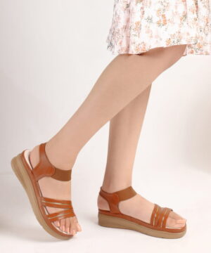 Stylish Women’s Wedge Sandals Platform Heels-tan-70