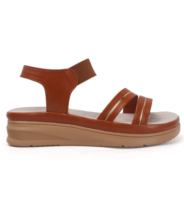 Stylish Women's Wedge Sandals Platform Heels-tan-71