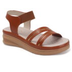 Stylish Women's Wedge Sandals Platform Heels-tan-72
