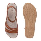 Stylish Women's Wedge Sandals Platform Heels-tan-73