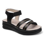 Wedge Sandals Platform Heels -black-80