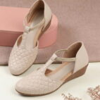 Wedge Sandals for Women Stylish-Cream-6