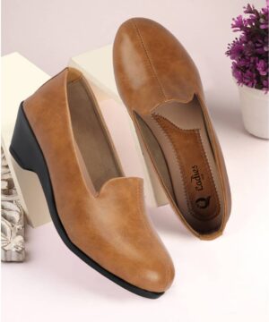 Comfortable Slip-On Loafers Moccasins & Bellies Without Laces – Beige-122
