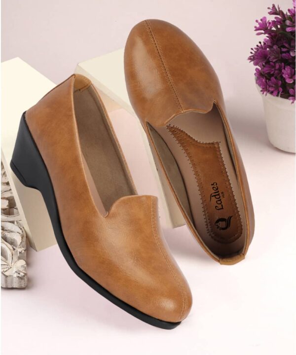 Comfortable Slip-On Loafers Moccasins & Bellies Without Laces - Beige-122