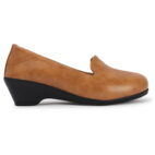 Comfortable Slip-On Loafers Moccasins & Bellies Without Laces - Beige-123
