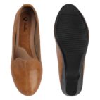 Comfortable Slip-On Loafers Moccasins & Bellies Without Laces - Beige-126