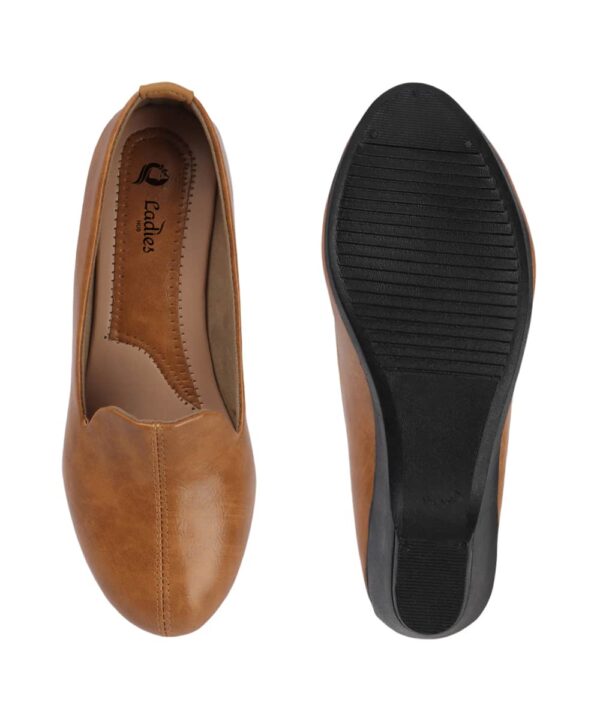 Comfortable Slip-On Loafers Moccasins & Bellies Without Laces - Beige-126