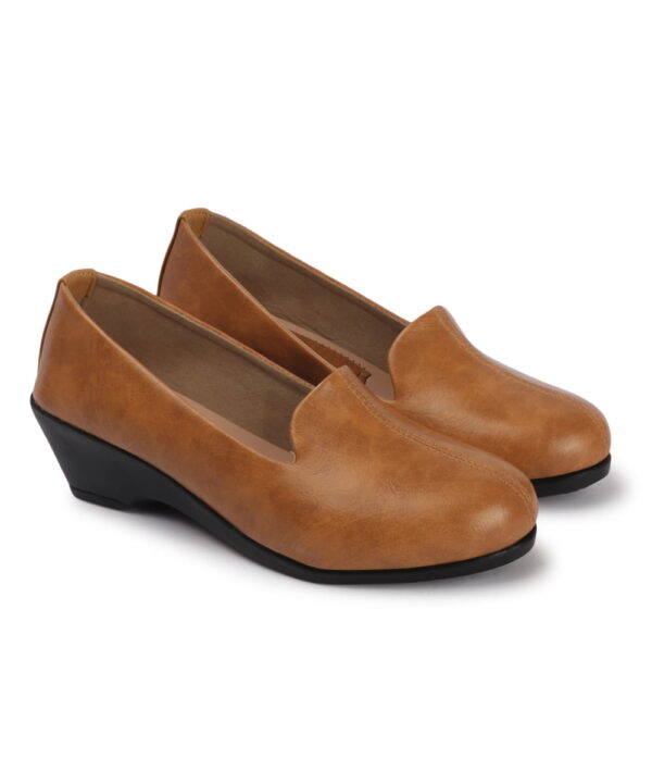 Comfortable Slip-On Loafers Moccasins & Bellies Without Laces - Beige-127