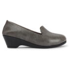 Comfortable Slip-On Loafers Moccasins & Bellies Without Laces - Grey--132
