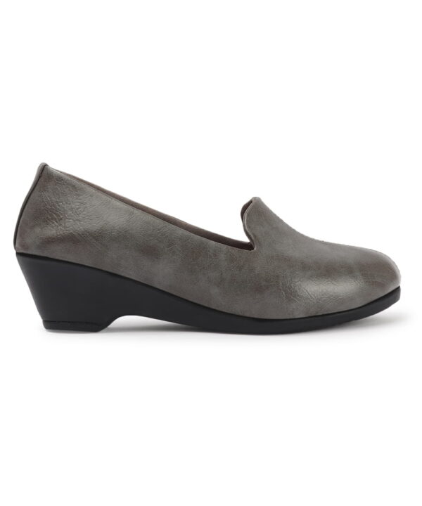 Comfortable Slip-On Loafers Moccasins & Bellies Without Laces - Grey--132
