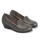 Comfortable Slip-On Loafers Moccasins & Bellies Without Laces - Grey-134