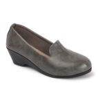Comfortable Slip-On Loafers Moccasins & Bellies Without Laces - Grey-135