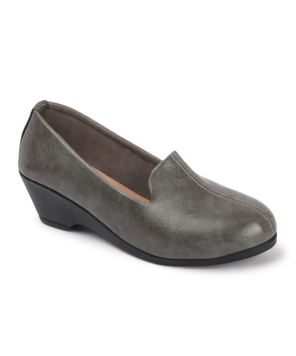 Comfortable Slip-On Loafers Moccasins & Bellies Without Laces - Grey-135