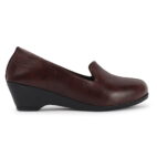 Comfortable Slip-On Loafers Moccasins & Bellies Without Laces - Wine-141