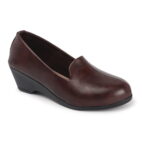 Comfortable Slip-On Loafers Moccasins & Bellies Without Laces - Wine-143