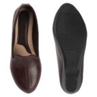 Comfortable Slip-On Loafers Moccasins & Bellies Without Laces - Wine-144