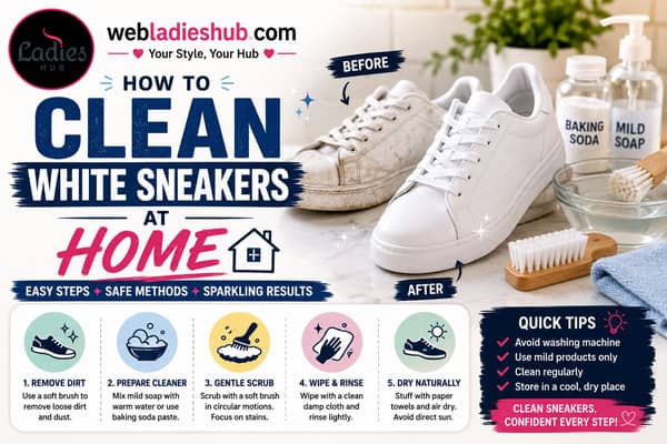 How to Clean White Sneakers at Home