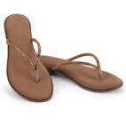 Office Wear thong Slip-On Fancy Slippers - Beige--175