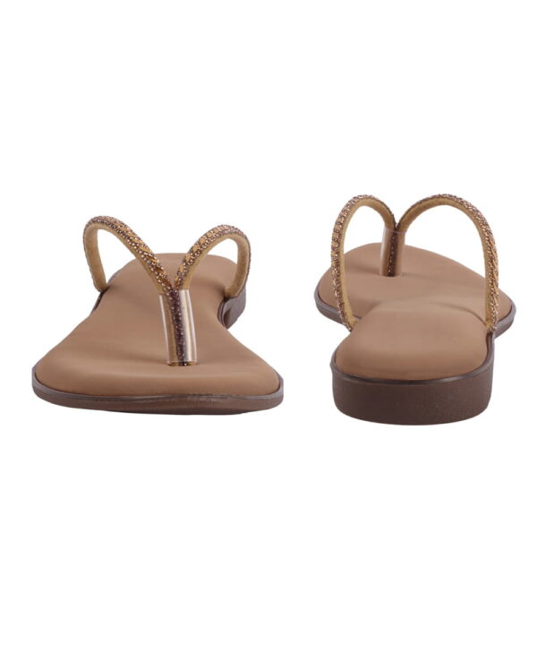Office Wear thong Slip-On Fancy Slippers - Beige-177 Office Wear thong Slip-On Fancy Slippers - Beige-177