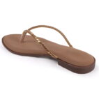 Office Wear thong Slip-On Fancy Slippers - Beige--180