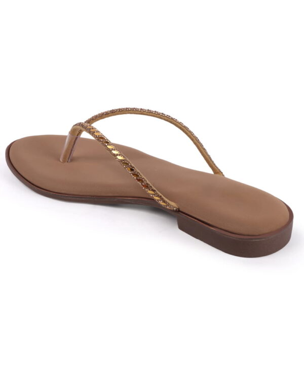 Office Wear thong Slip-On Fancy Slippers - Beige--180 Office Wear thong Slip-On Fancy Slippers - Beige--180