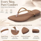 Office Wear thong Slip-On Fancy Slippers - Beige--181