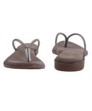 Office Wear thong Slip-On Fancy Slippers – Taupe-173