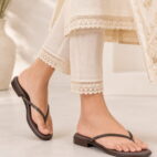 Office Wear thong Slip-On Fancy Slippers - Taupe-174