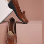 Slip-On Loafers Moccasins & Bellies Without Laces - Tan-113