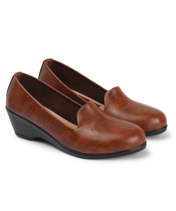 Slip-On Loafers Moccasins & Bellies Without Laces - Tan-120 Slip-On Loafers Moccasins & Bellies Without Laces - Tan-120