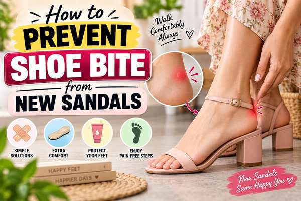How to Prevent Shoe Bite from New Sandals