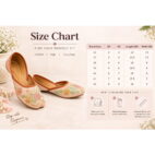 Punjabi Ethnic Flats Embroidered Slip On Wedding Party Casual Shoes - Blush Pink-252