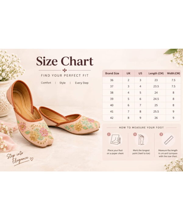 Punjabi Ethnic Flats Embroidered Slip On Wedding Party Casual Shoes - Blush Pink-252 Punjabi Ethnic Flats Embroidered Slip On Wedding Party Casual Shoes - Blush Pink-252
