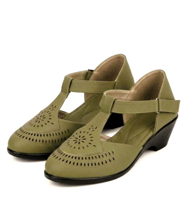 Women’s Wedge Sandals Low Heel - Olive-263 Women’s Wedge Sandals Low Heel - Olive-263
