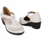 Women’s Wedge Sandals Low Heel - Taupe-273